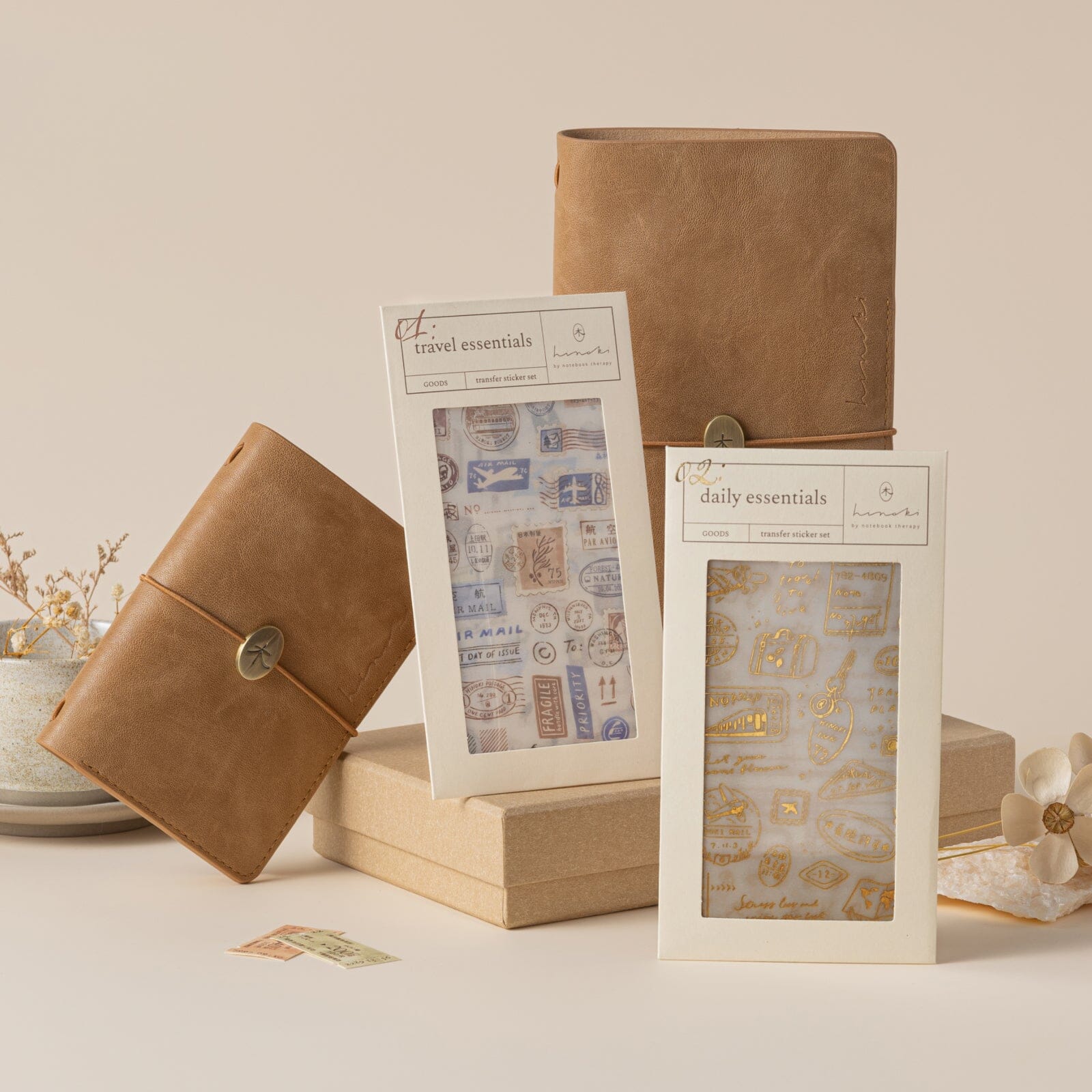 Hinoki - ‘Daily Essentials’ Gold Foil Print-On Sticker Set - Image 13