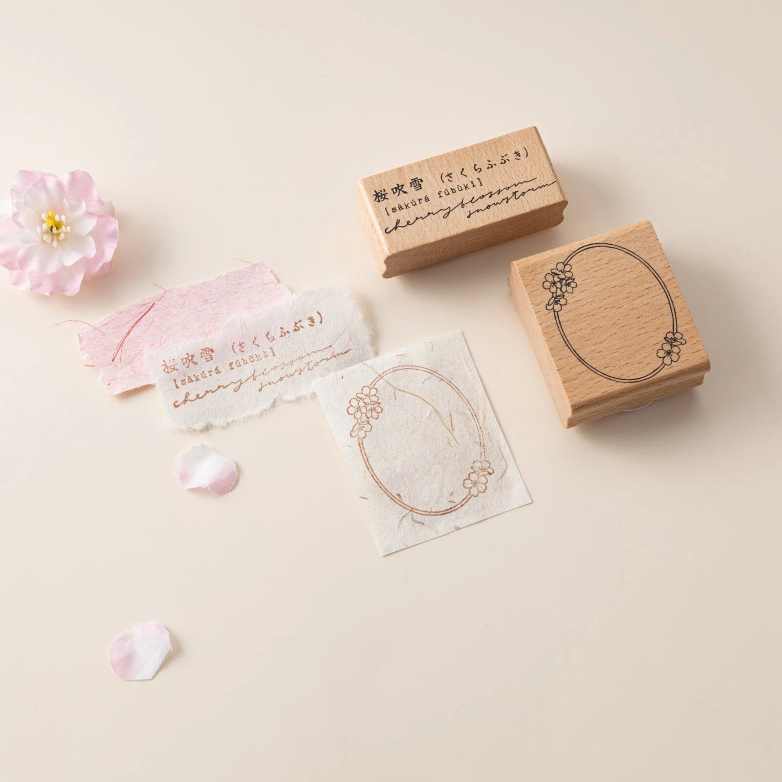 Hinoki - ‘Into the Blossom’ Wooden Stamps Set - Image 12