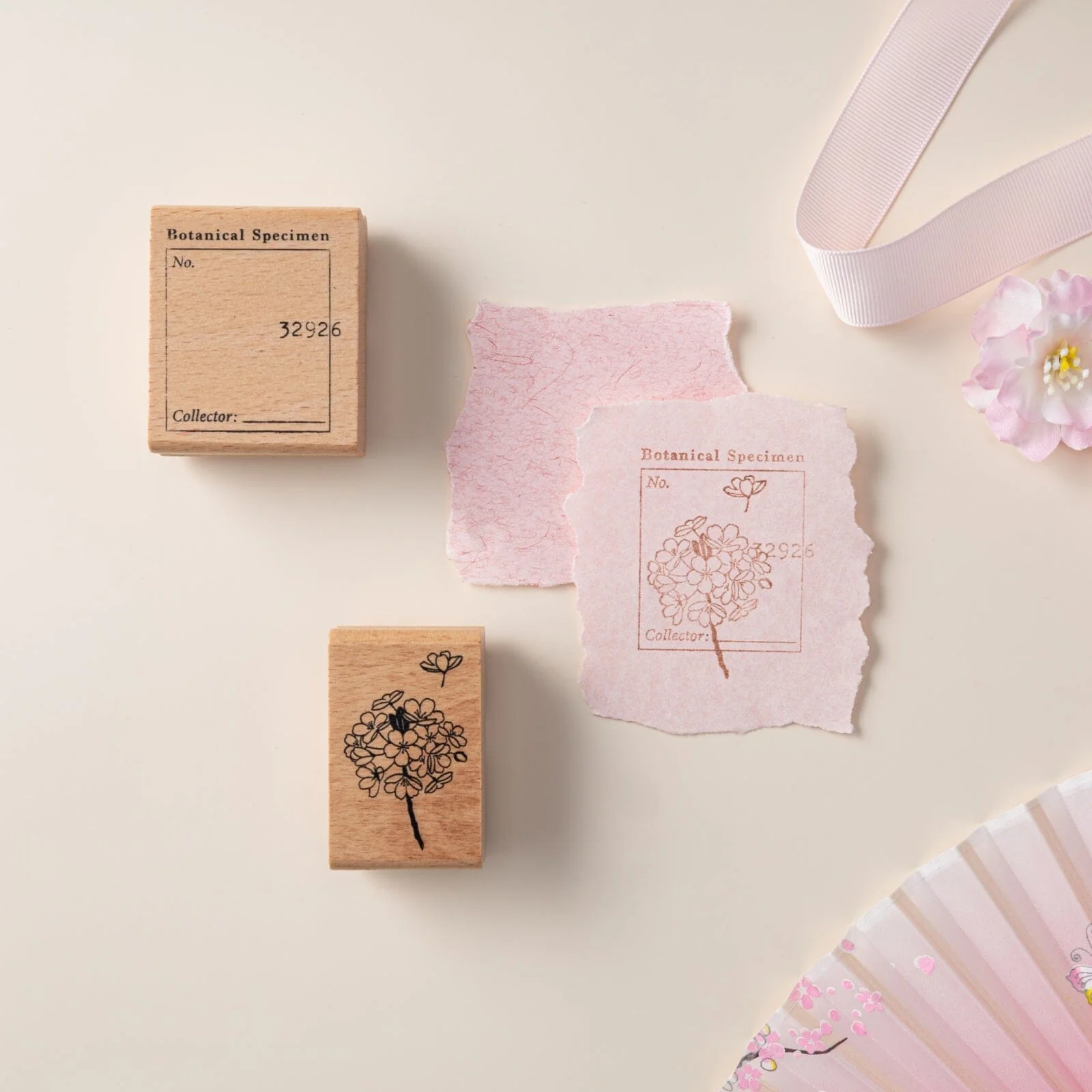 Hinoki - ‘Into the Blossom’ Wooden Stamps Set - Image 13