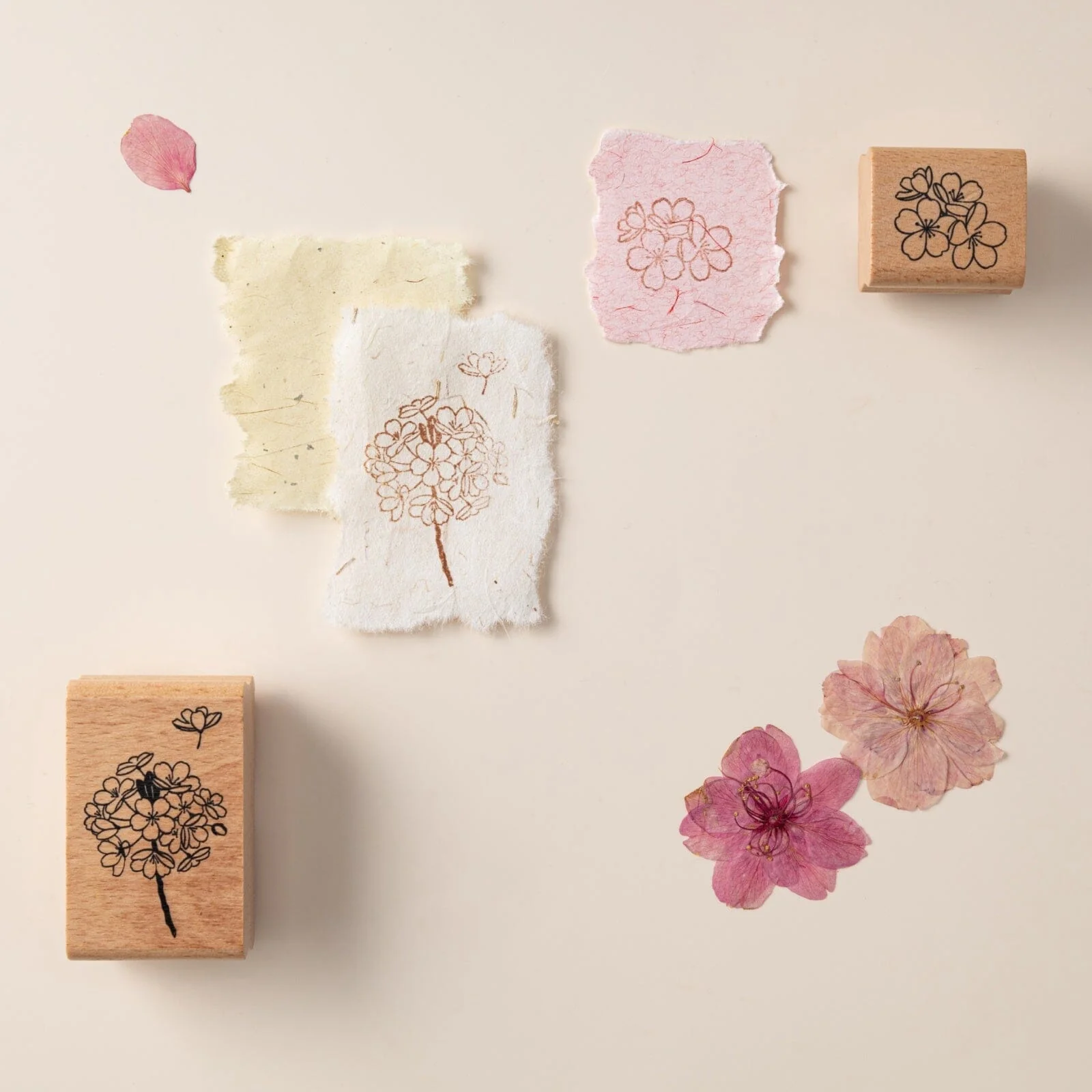 Hinoki - ‘Into the Blossom’ Wooden Stamps Set - Image 9