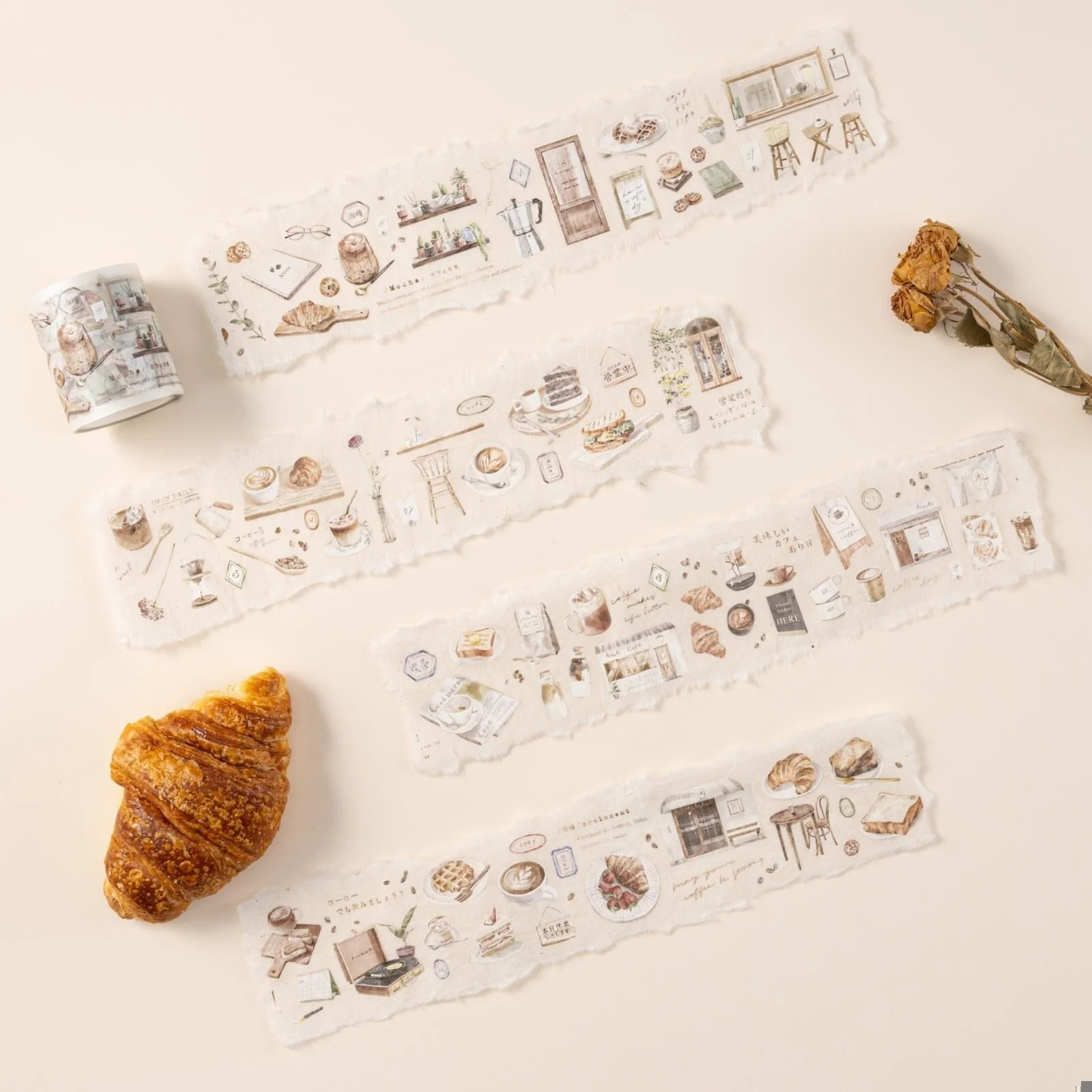 Hinoki - ‘Into the Cafe' PET Decorative Tape Set - Image 10