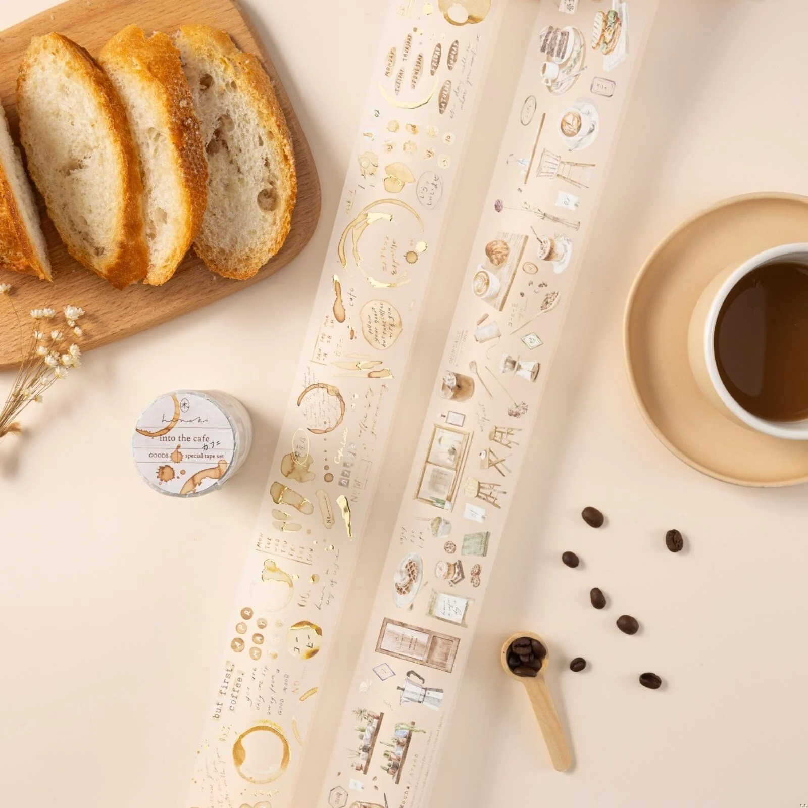 Hinoki - ‘Into the Cafe' PET Decorative Tape Set - Image 11