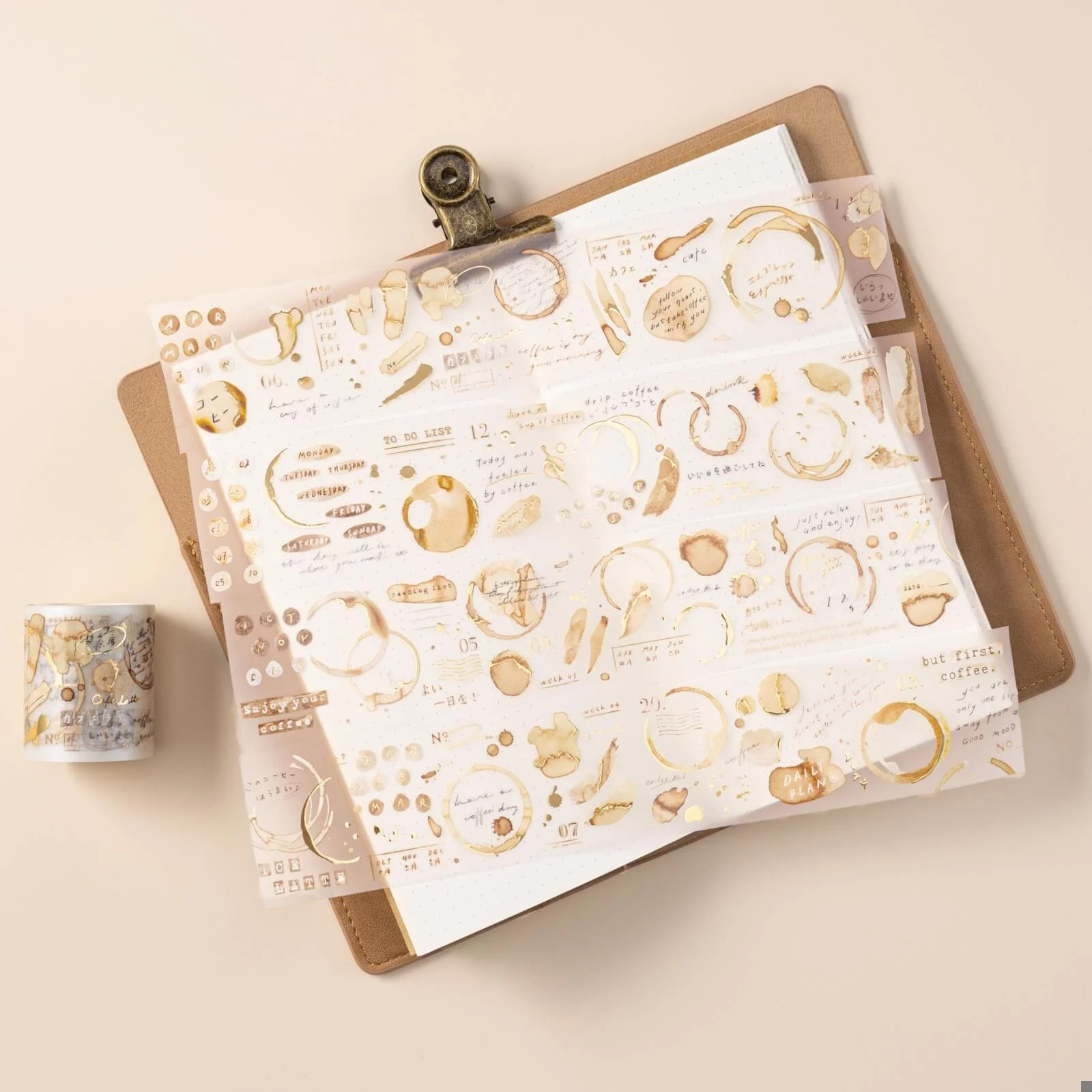 Hinoki - ‘Into the Cafe' PET Decorative Tape Set - Image 14