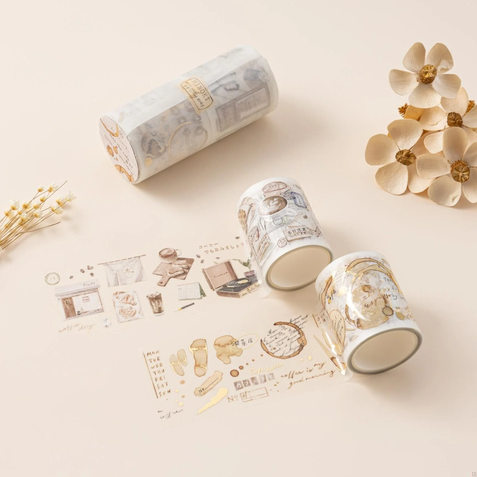 Hinoki - ‘Into the Cafe' PET Decorative Tape Set - Image 15