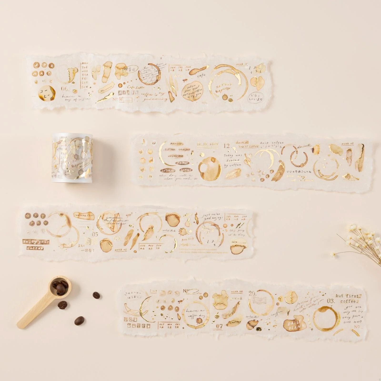 Hinoki - ‘Into the Cafe' PET Decorative Tape Set - Image 16