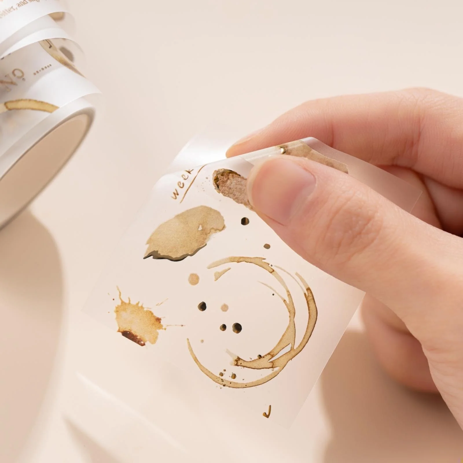 Hinoki - ‘Into the Cafe' PET Decorative Tape Set - Image 6