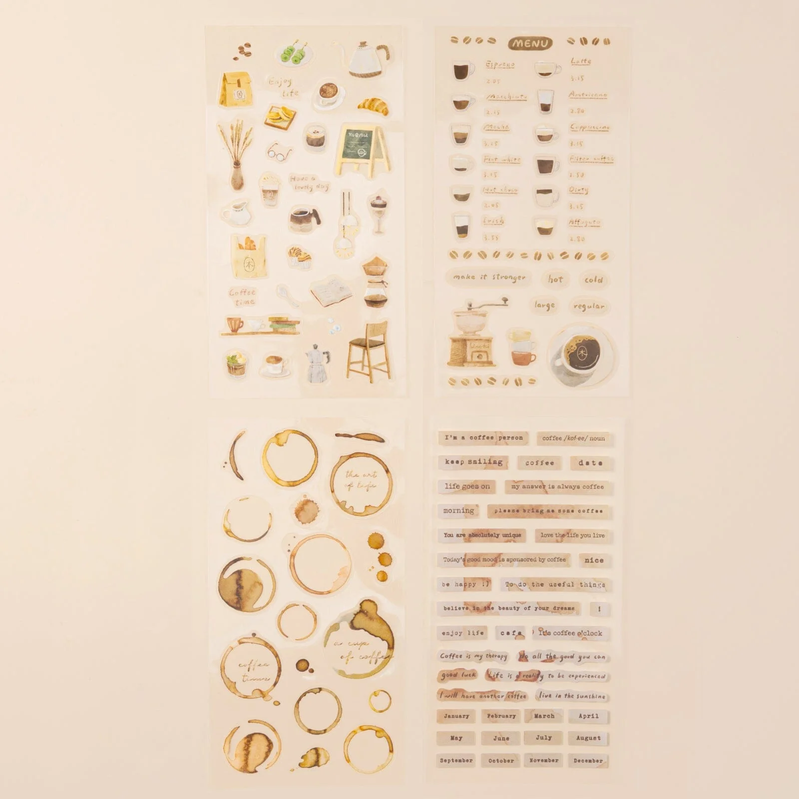 Hinoki - ‘Into the Cafe' Sticker Set - Image 3
