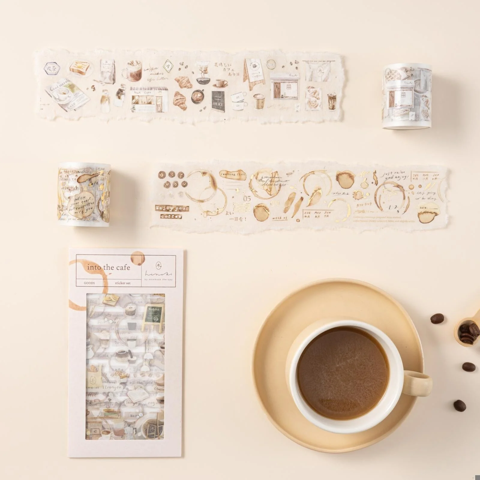 Hinoki - ‘Into the Cafe' Sticker Set - Image 9