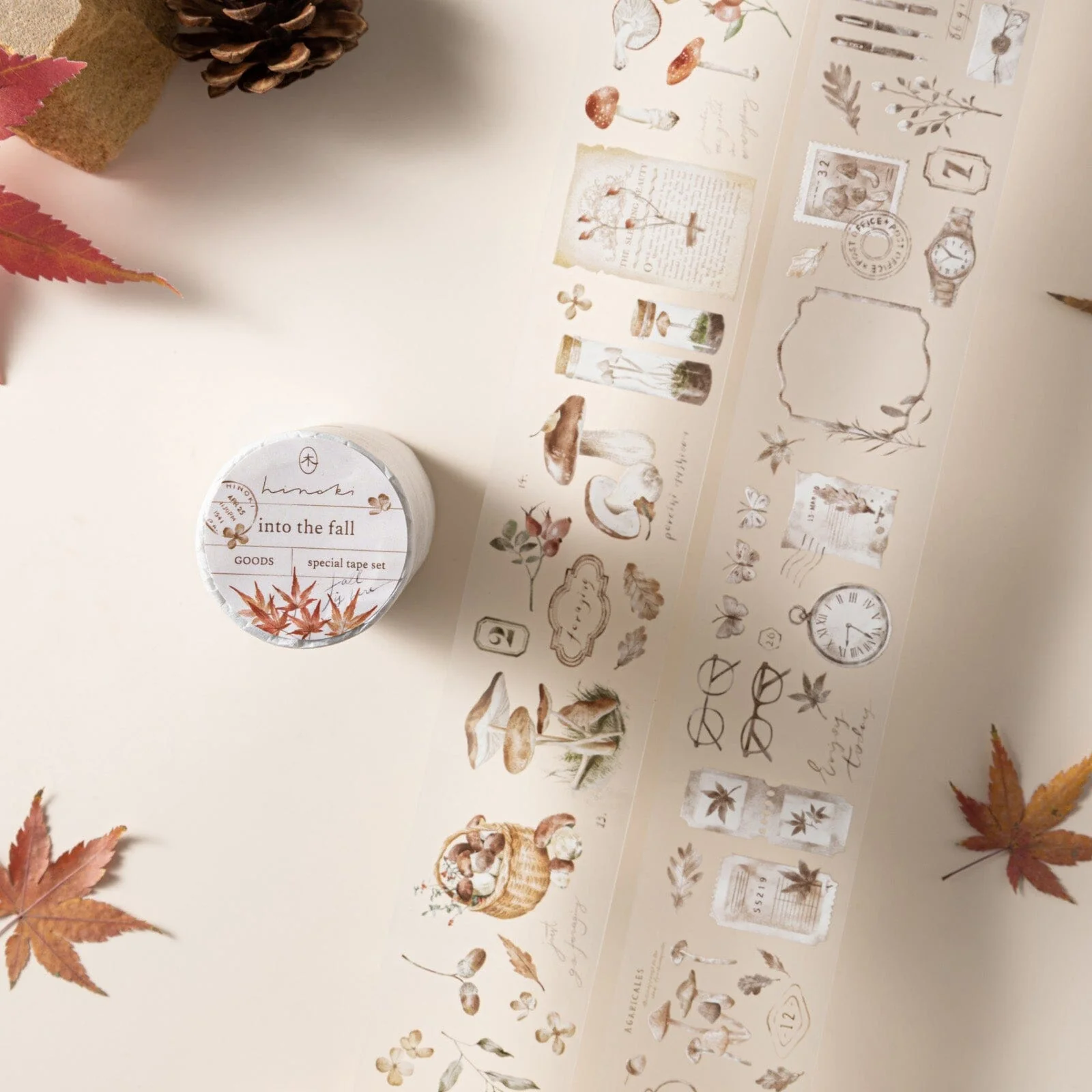 Hinoki - ‘Into the Fall’ Decorative PET Tape Set - Image 6