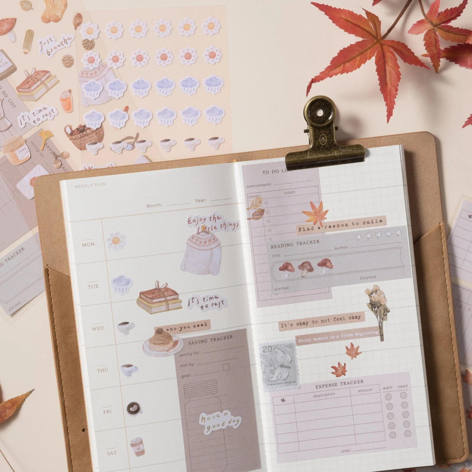 Hinoki - ‘Into the Fall’ Mixed Insert + Sticker Set - Image 3
