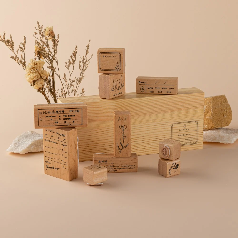 Hinoki - ‘Into the Forest’ Wooden Stamps - Image 12