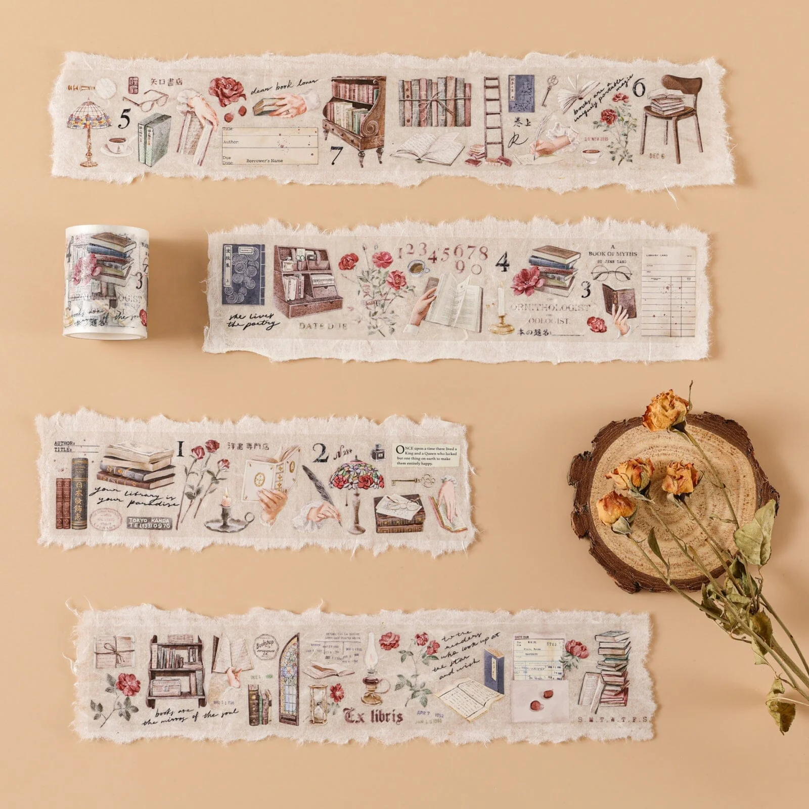 Hinoki - ‘Into the Library’ PET Decorative Tape - Image 10