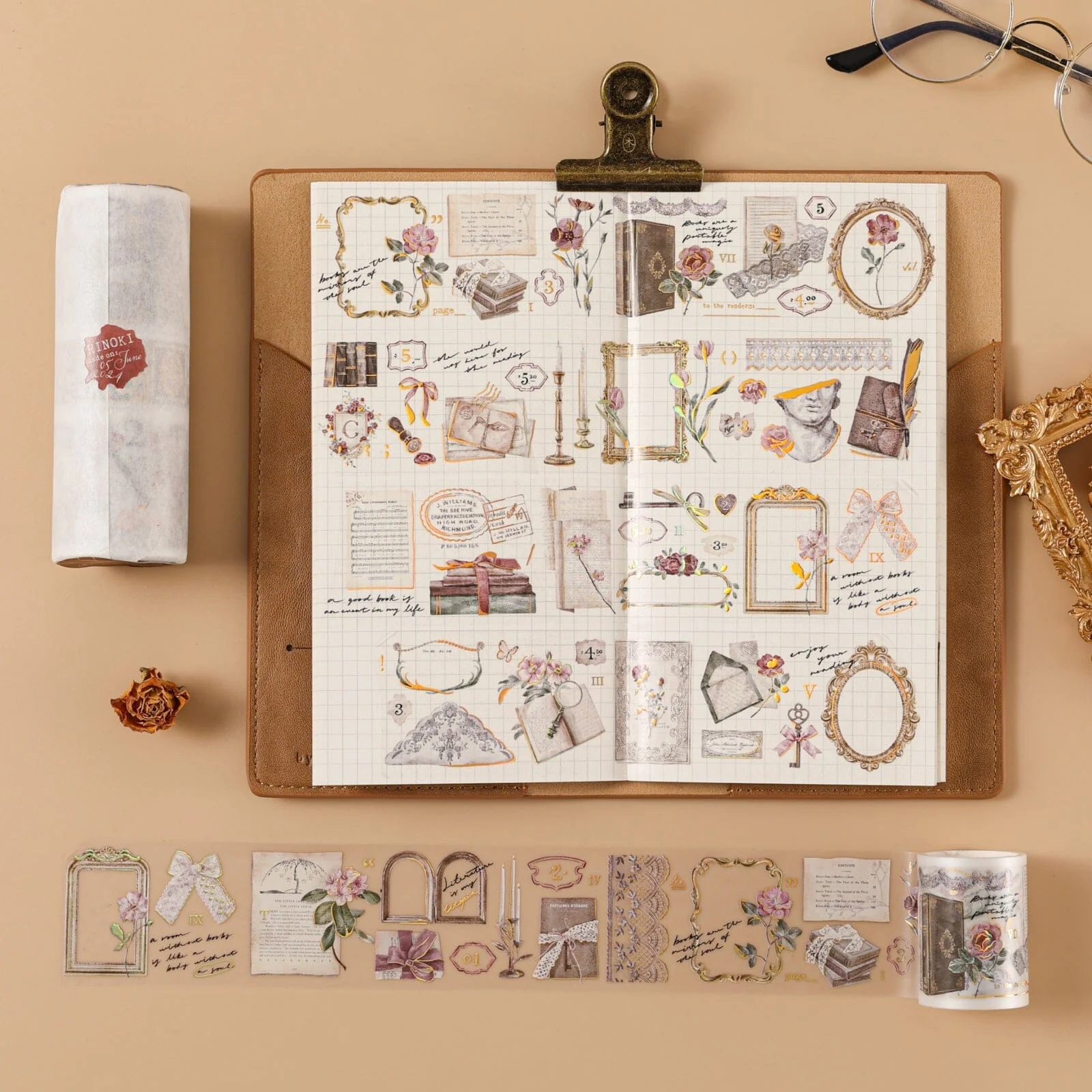 Hinoki - ‘Into the Library’ PET Decorative Tape - Image 6