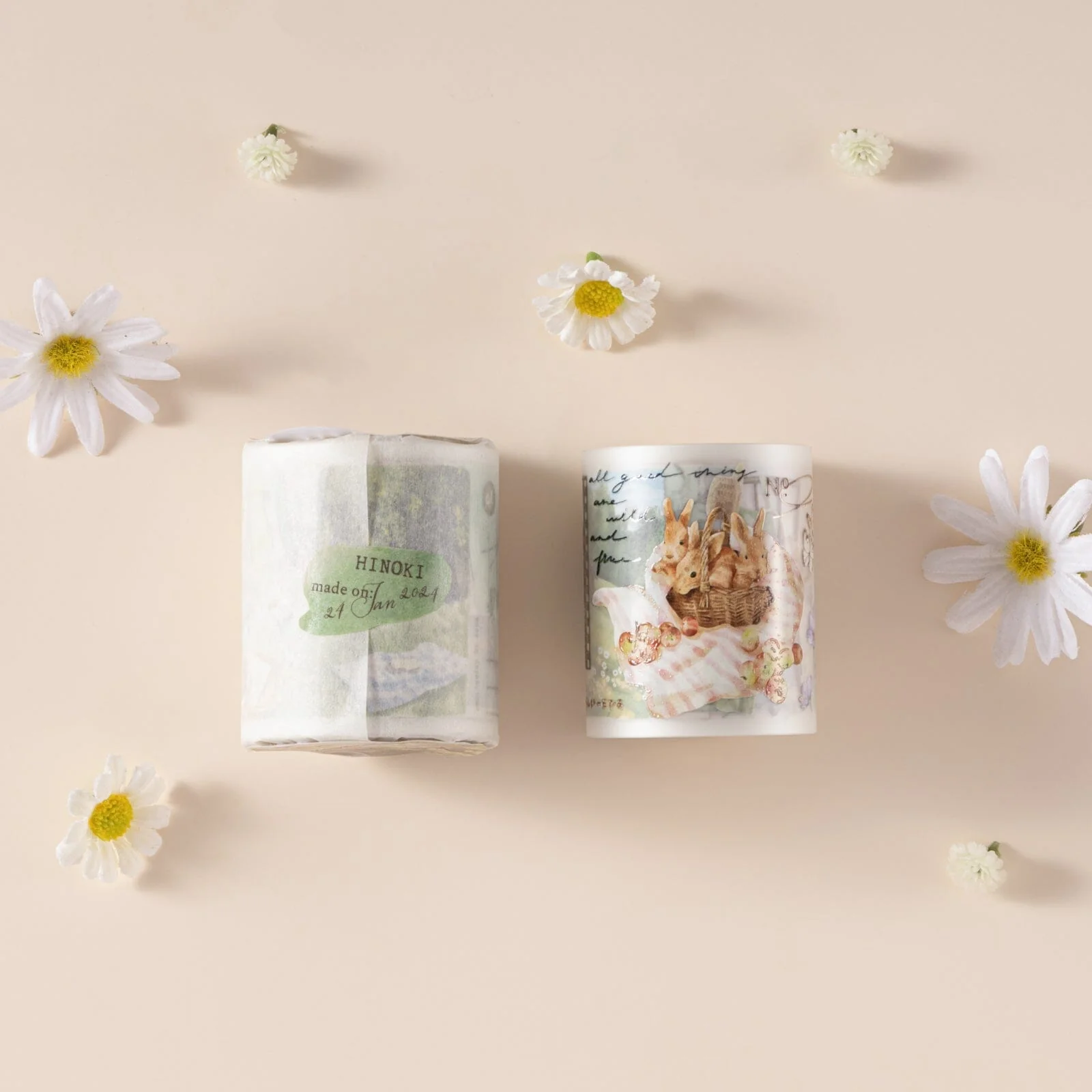 Hinoki - ‘Into the Meadow’ PET Decorative Tape - Meadow Picnic - Image 10