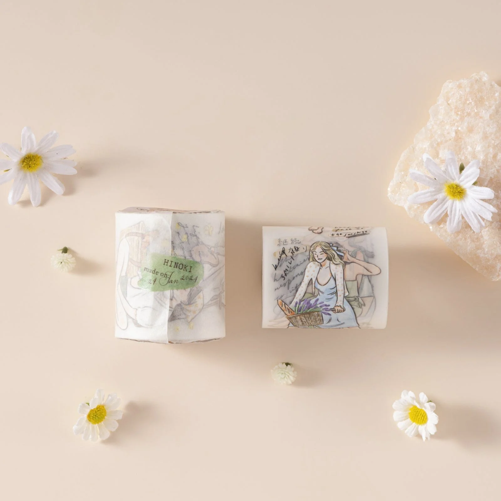 Hinoki - ‘Into the Meadow’ PET Decorative Tape - Summer Girls - Image 9