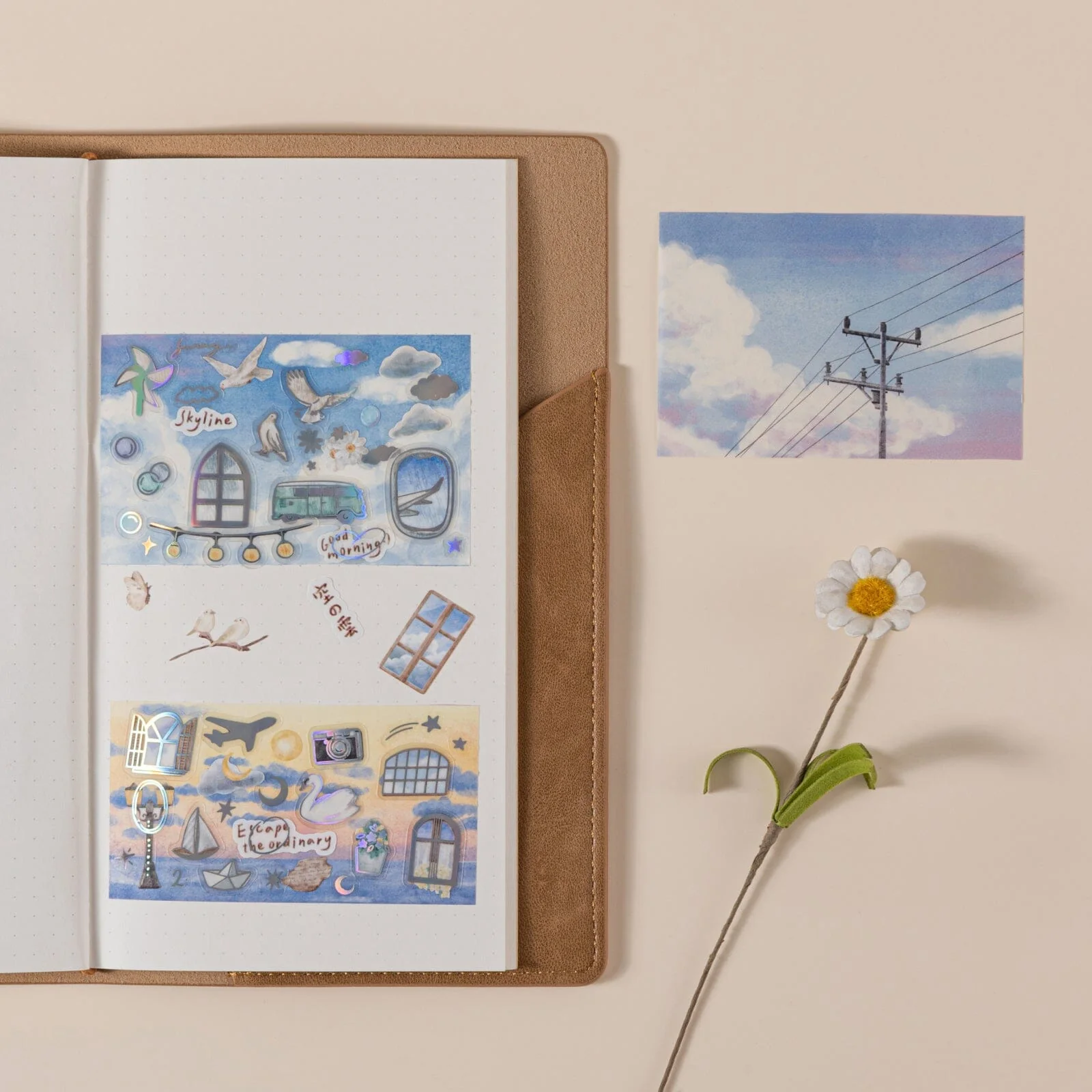 Hinoki - ‘Into the Sky’ Day and Night Sticker Set - Image 9