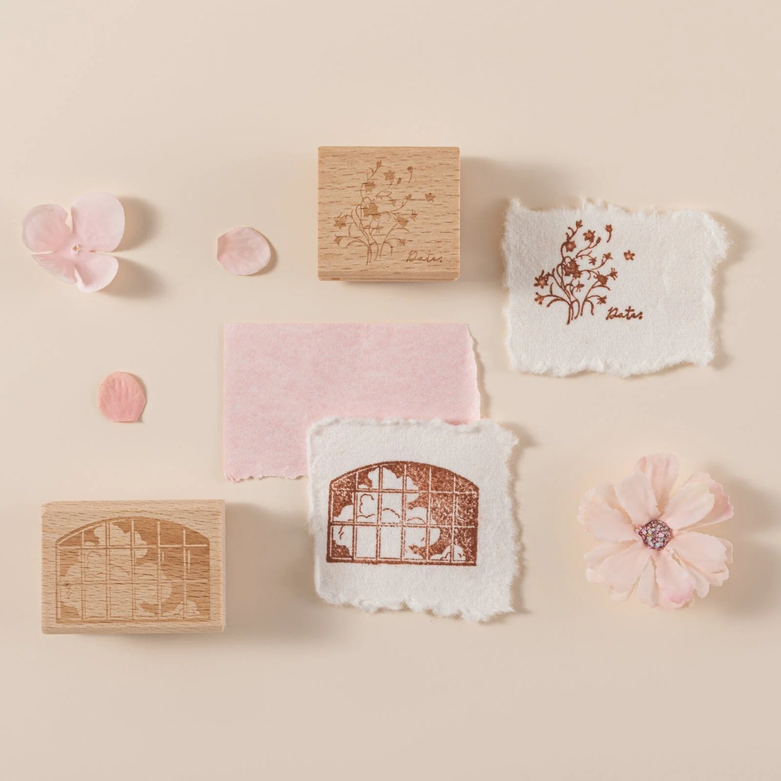 Hinoki - ‘Into the Sky’ Engraved Wooden Stamp Set - Image 10