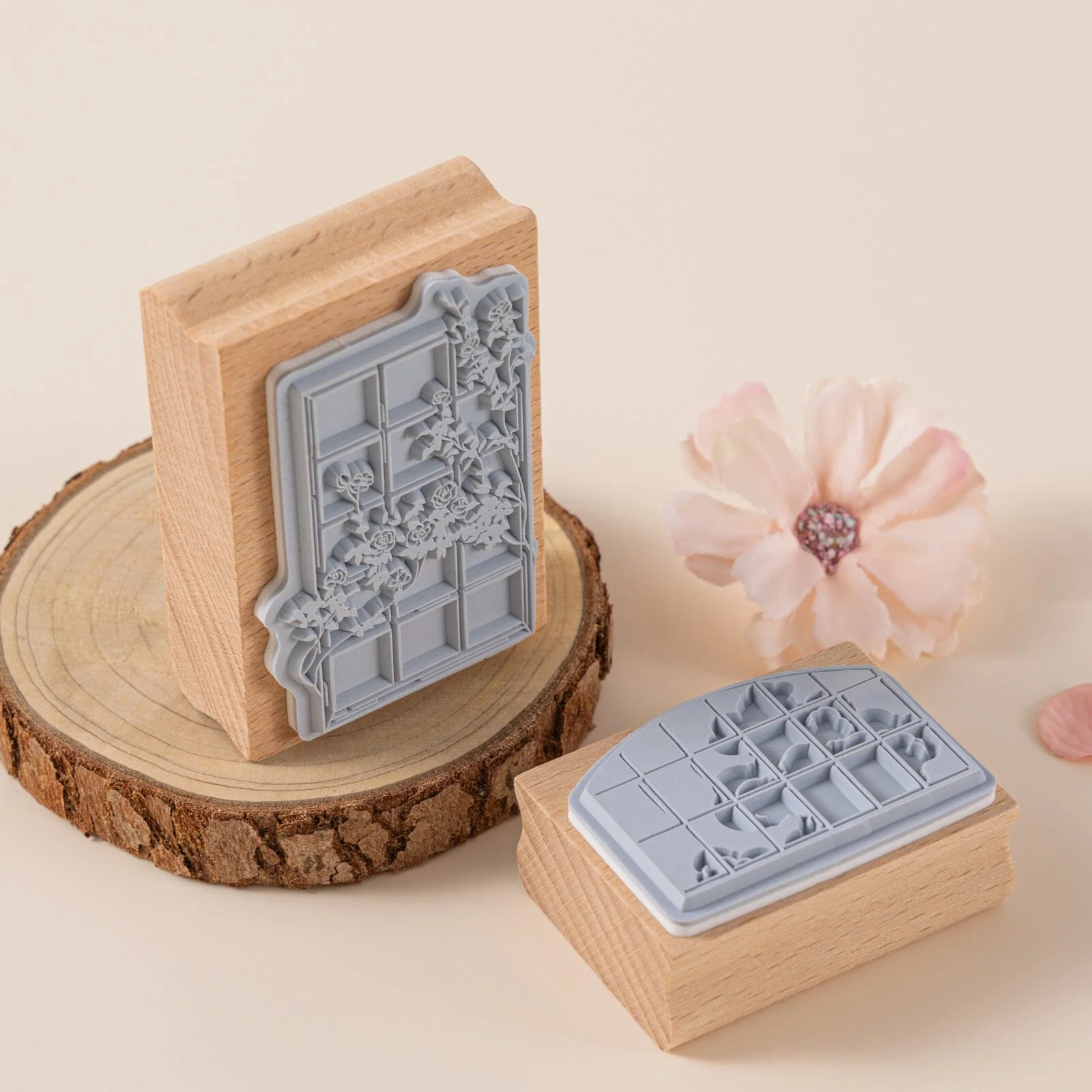 Hinoki - ‘Into the Sky’ Engraved Wooden Stamp Set - Image 7