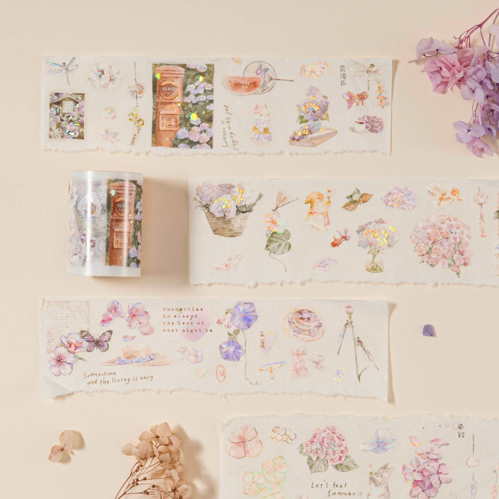 Hinoki - ‘Into the Summer’ PET Decorative Tape Set - Image 13