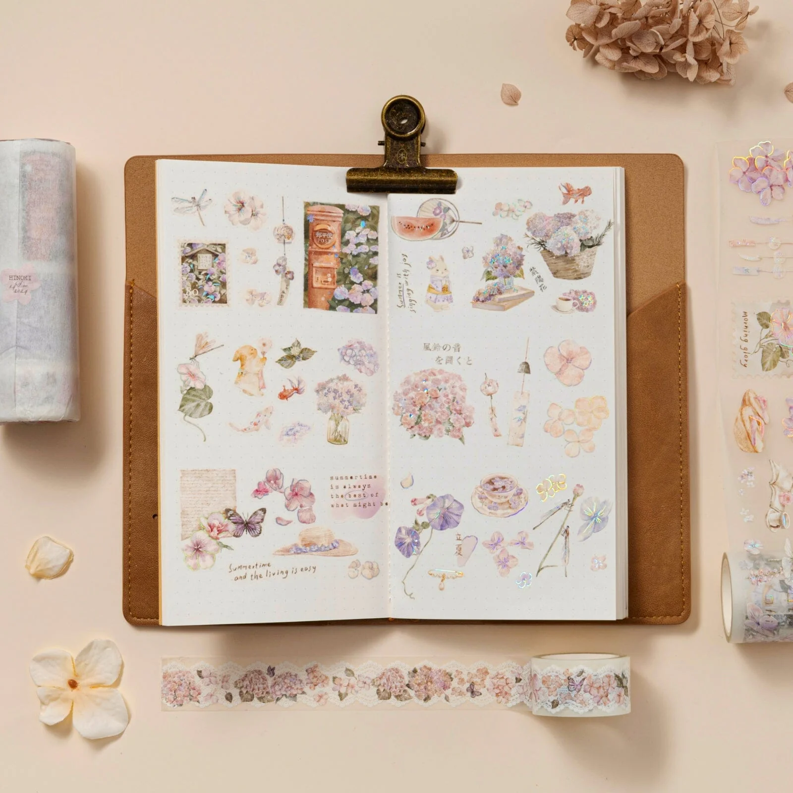 Hinoki - ‘Into the Summer’ PET Decorative Tape Set - Image 6