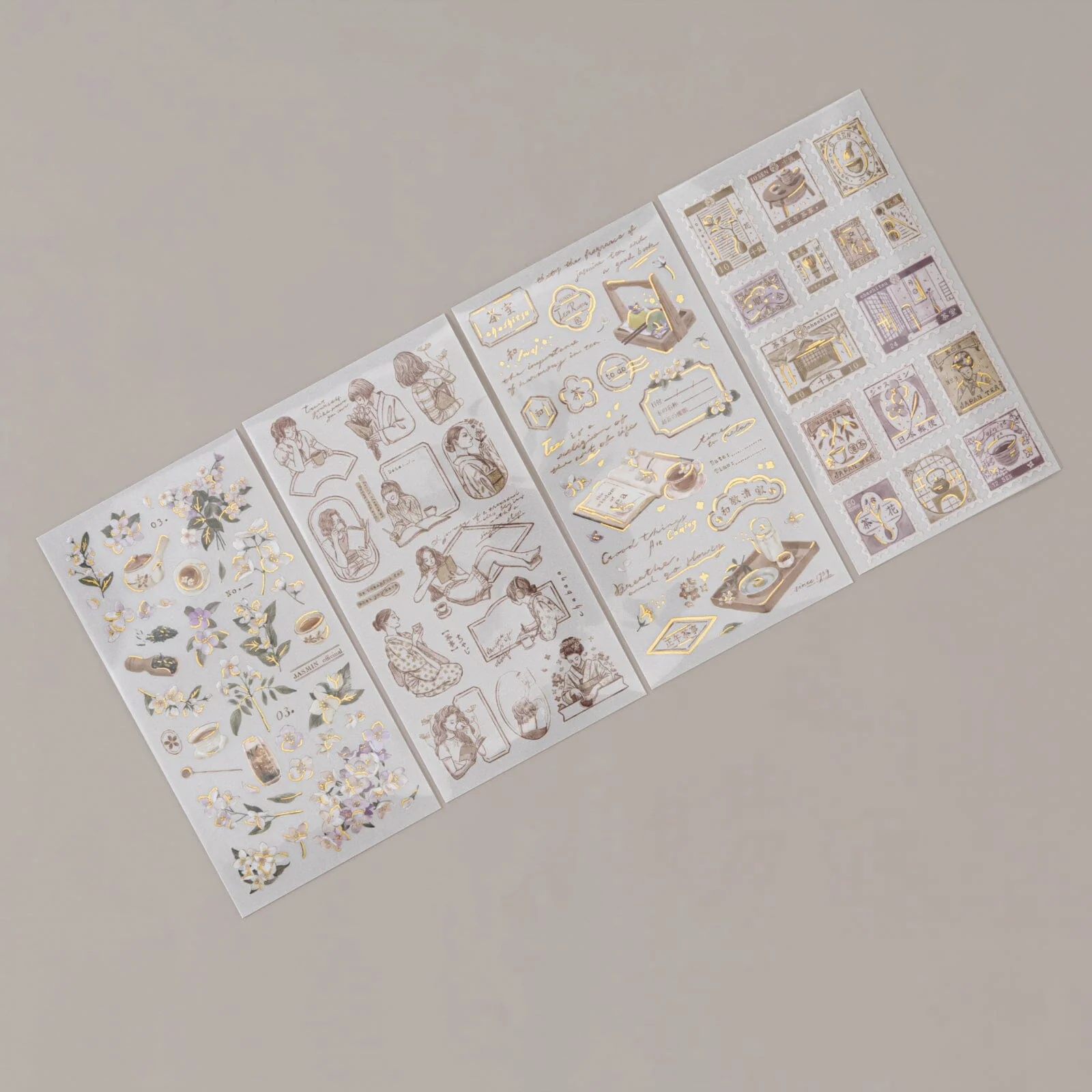 Hinoki - ‘Into the Tea Room’ Print-On Sticker Set - Image 8