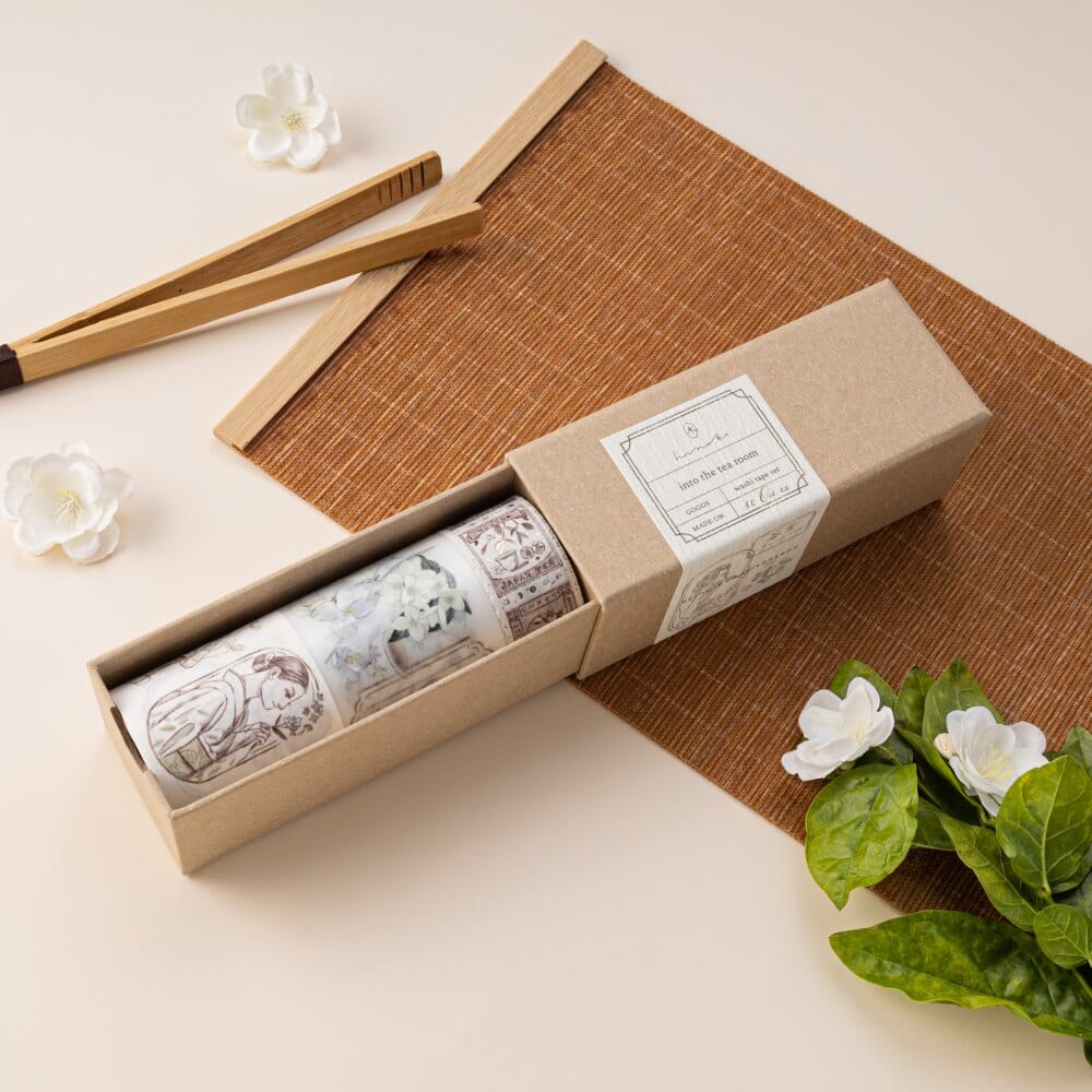 Hinoki - ‘Into the Tea Room’ PET + Washi Tape Set - Image 17