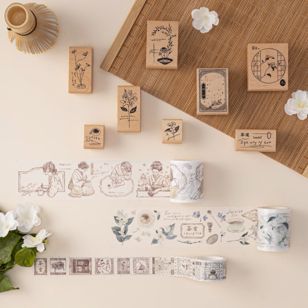 Hinoki - ‘Into the Tea Room’ PET + Washi Tape Set - Image 19