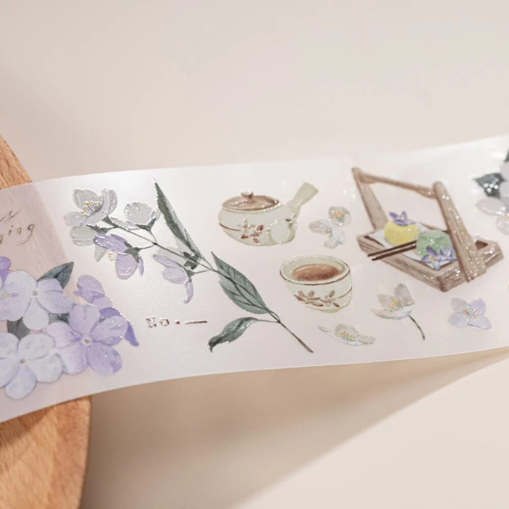 Hinoki - ‘Into the Tea Room’ PET + Washi Tape Set - Image 3
