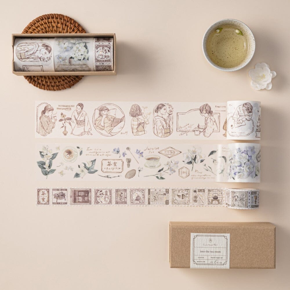 Hinoki - ‘Into the Tea Room’ PET + Washi Tape Set - Image 7