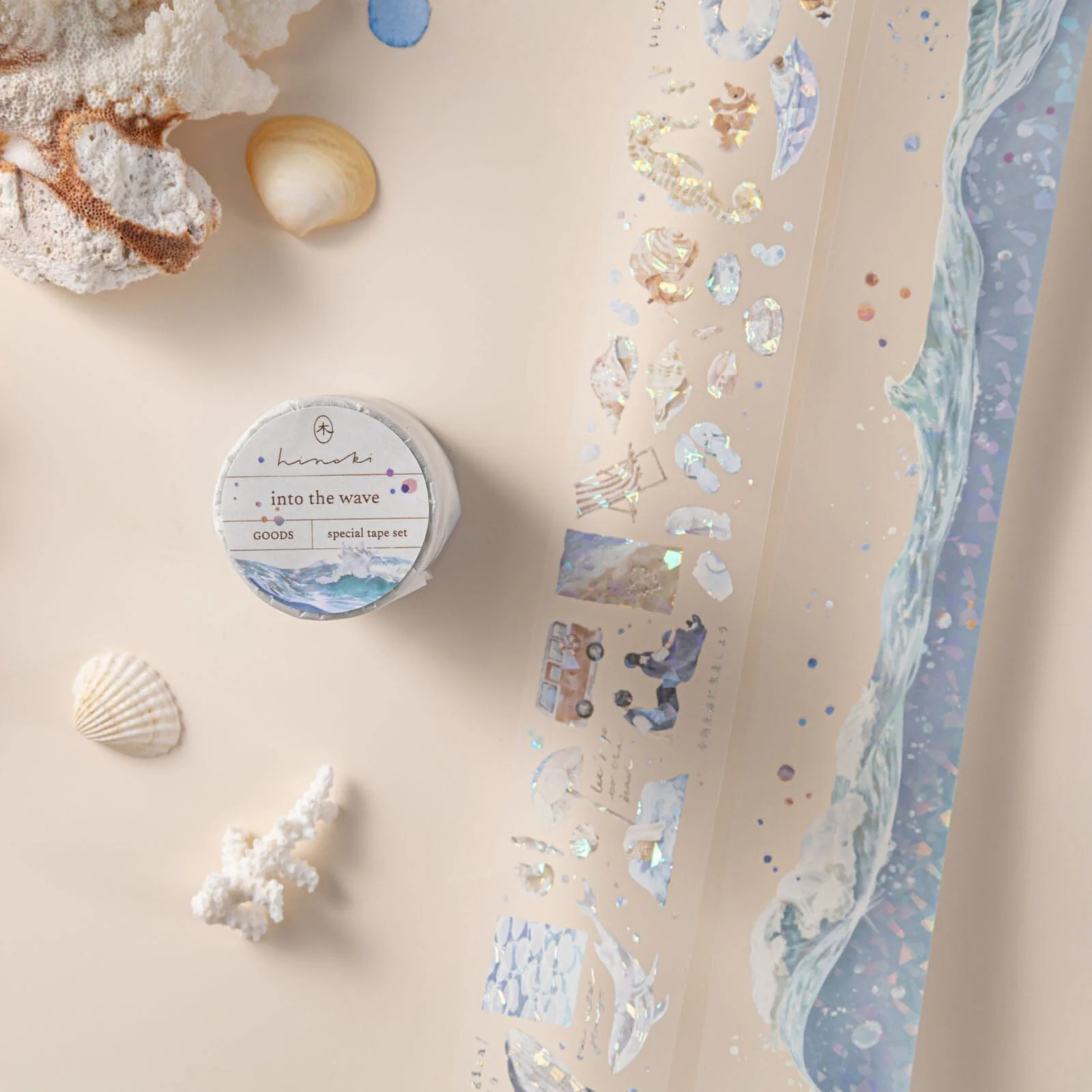 Hinoki - ‘Into the Wave’ Decorative PET Tape Set - Image 6
