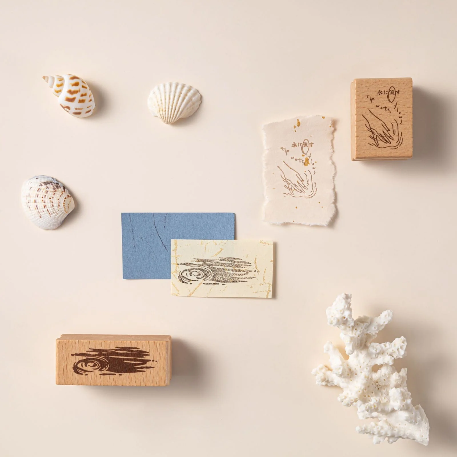 Hinoki - ‘Into the Wave’ Wooden Stamps Set - Image 11