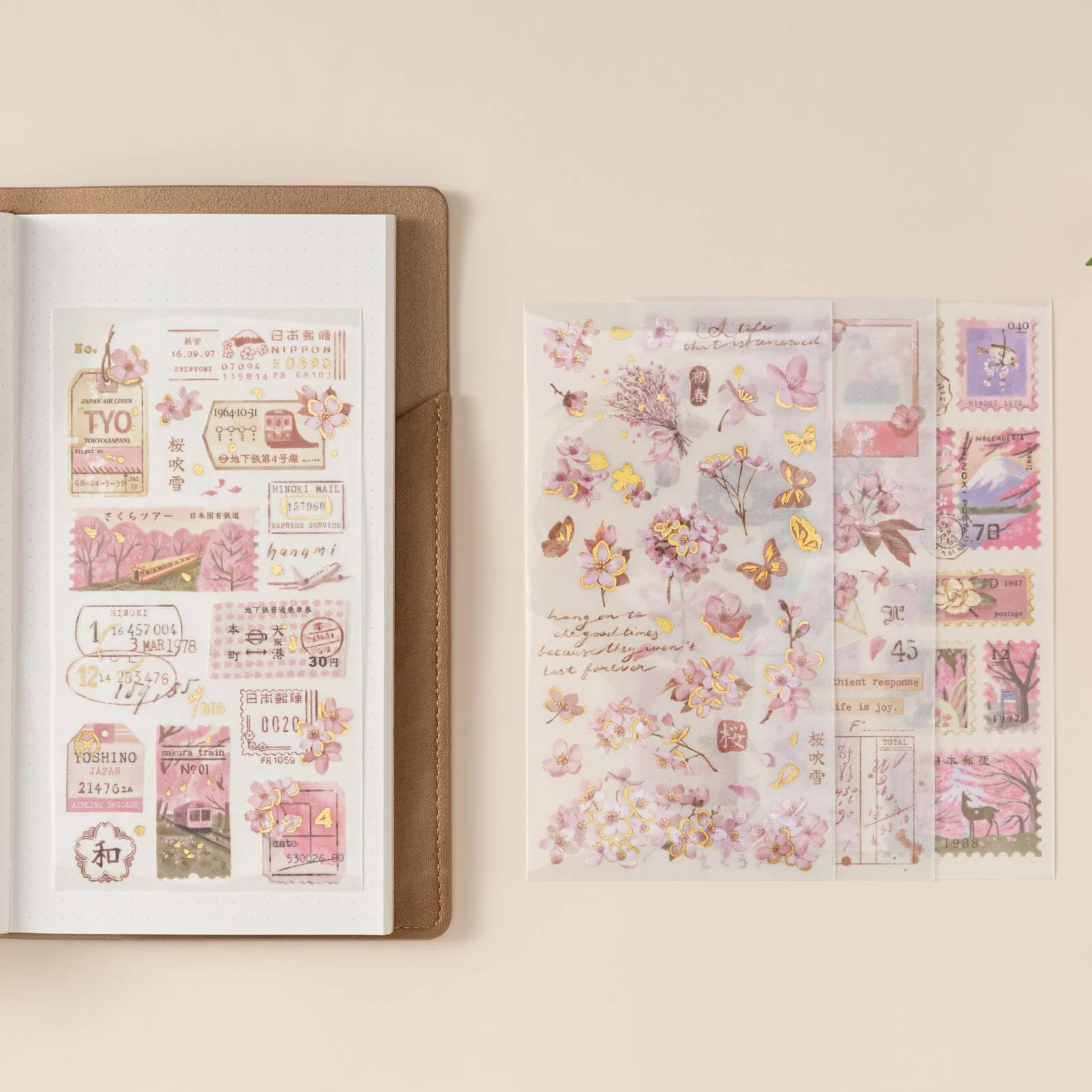 Hinoki - ‘Sakura Haze’ Print-On Sticker Set - Image 9
