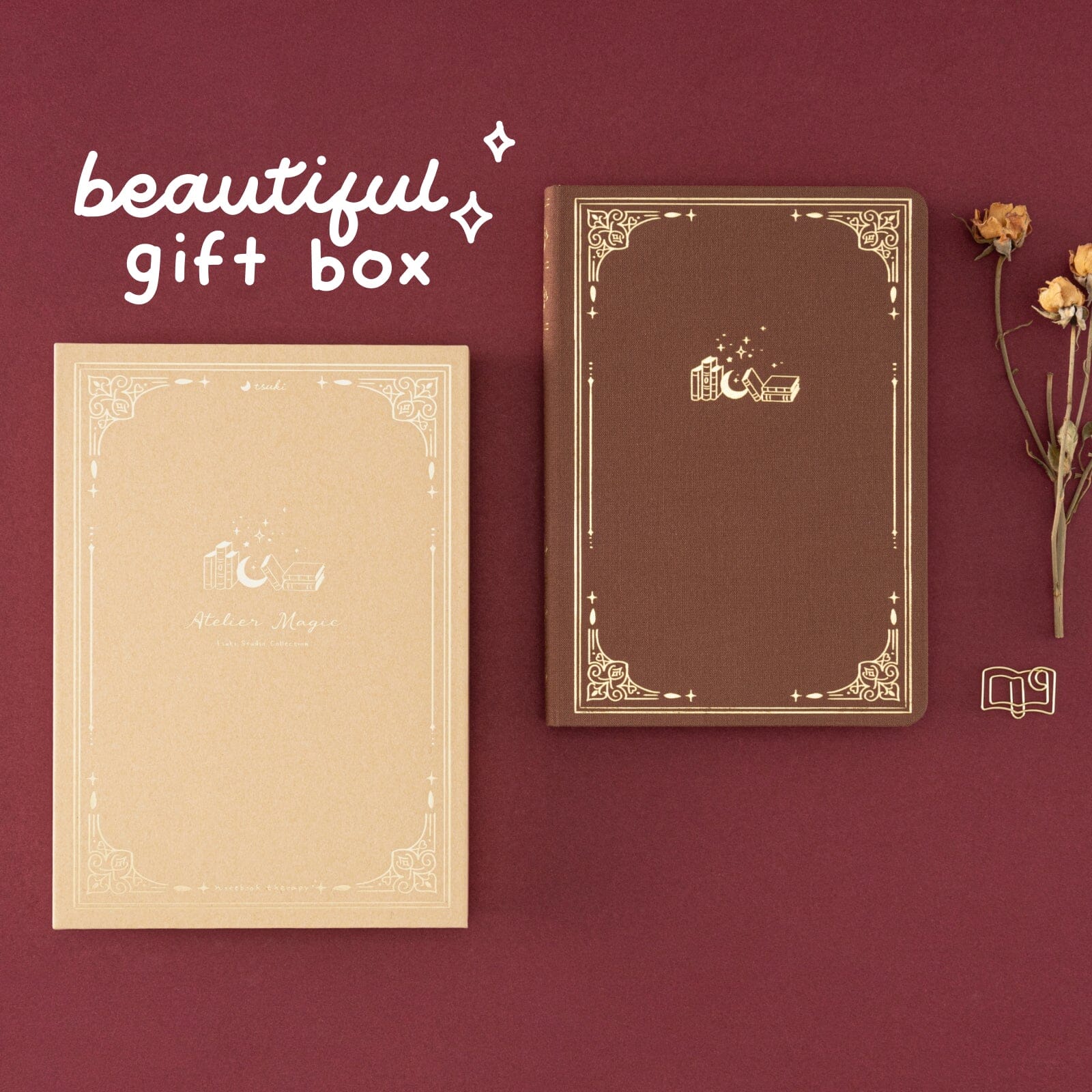 Tsuki ‘Atelier Magic’ Limited Edition Kraft Paper Bullet Journal in A5 ☾ - Image 11