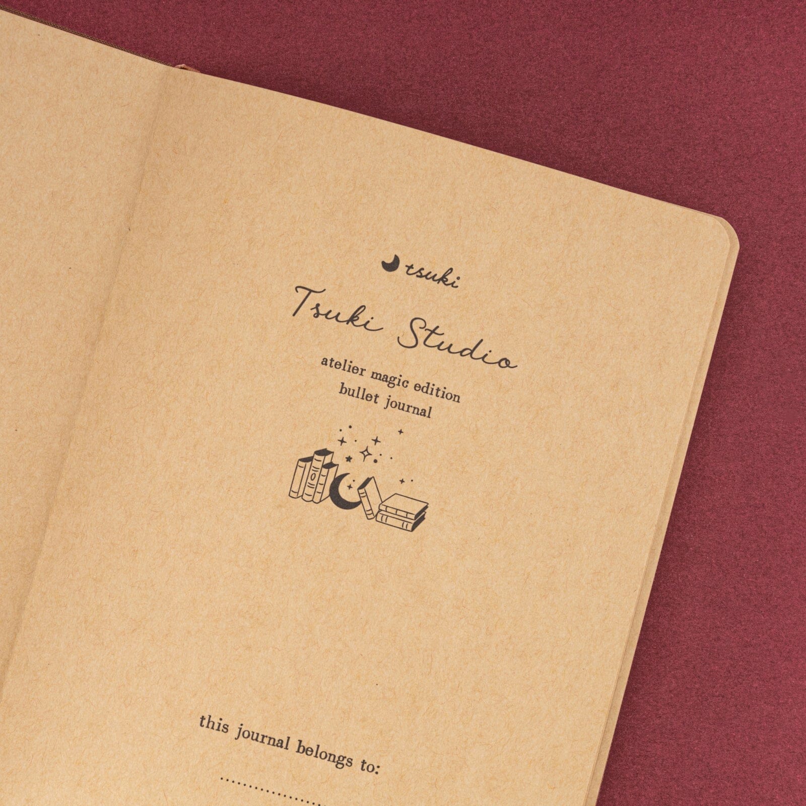 Tsuki ‘Atelier Magic’ Limited Edition Kraft Paper Bullet Journal in A5 ☾ - Image 5