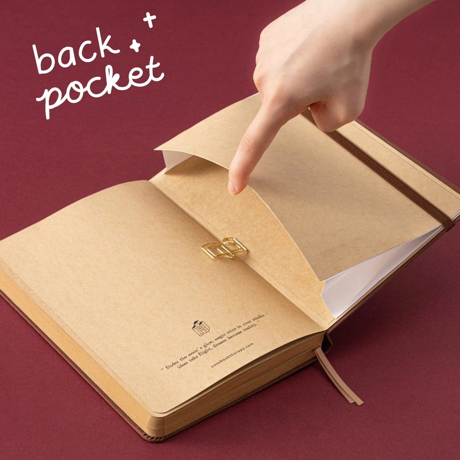 Tsuki ‘Atelier Magic’ Limited Edition Kraft Paper Bullet Journal in A5 ☾ - Image 9