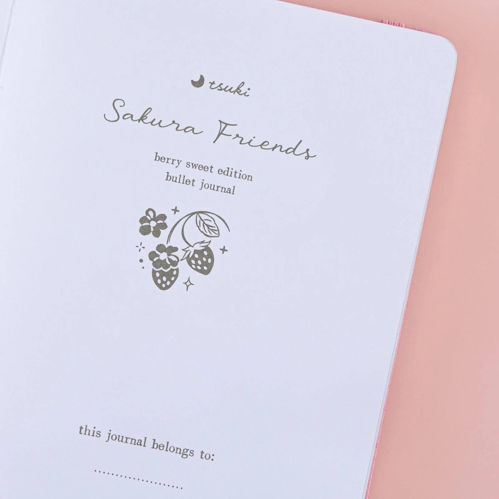 Tsuki ‘Berry Sweet’ Limited Edition Bullet Journal ☾ - Image 5