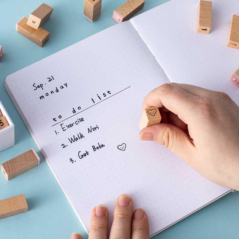Tsuki Bullet Journal Alphabet Stamp Set ☾ - Image 10
