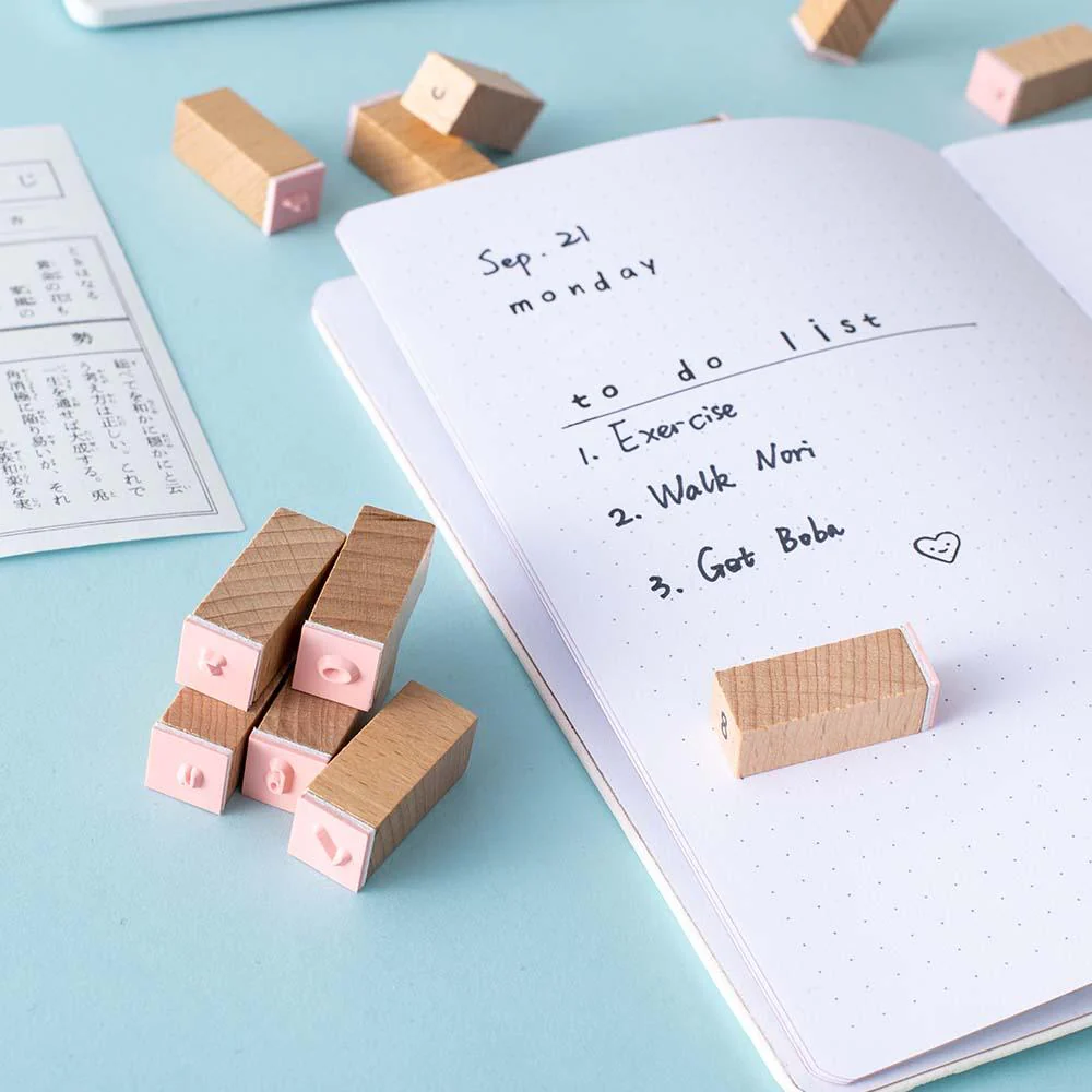 Tsuki Bullet Journal Alphabet Stamp Set ☾ - Image 4