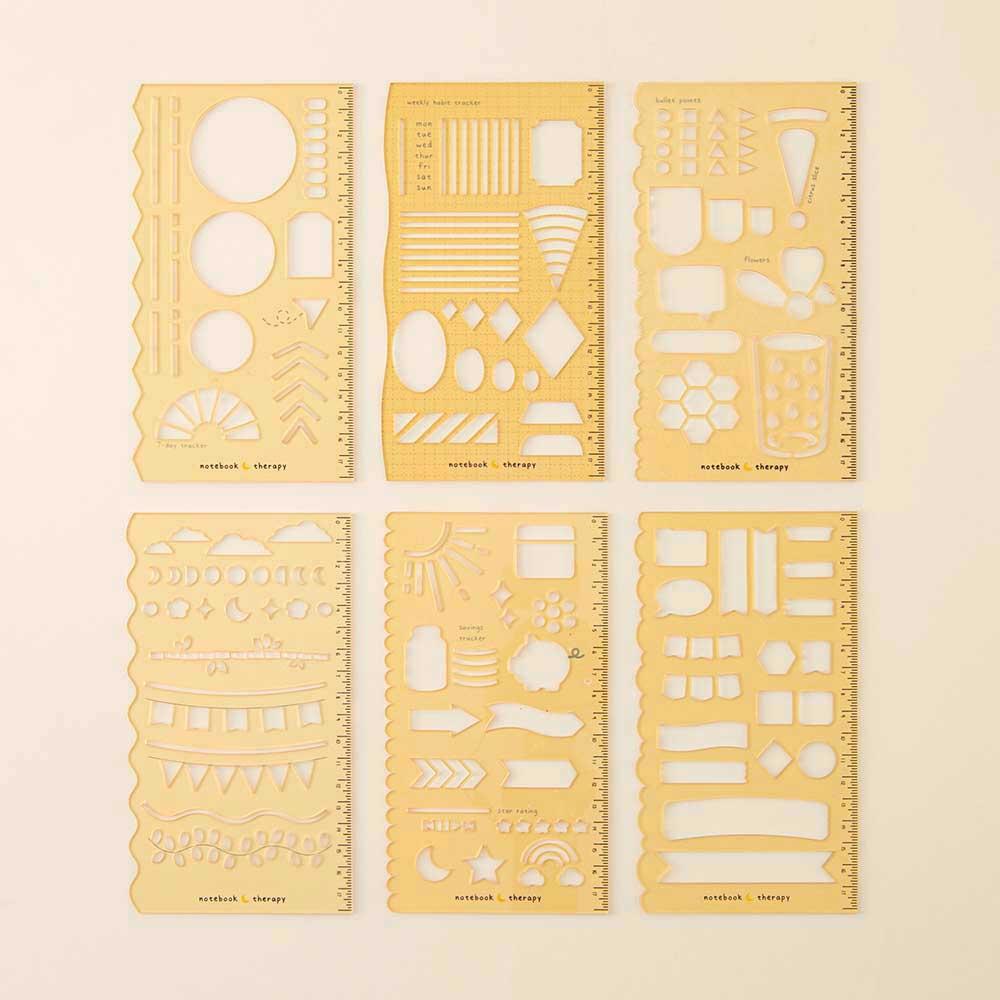 Tsuki Bullet Journal Stencil Set ☾ - Image 15