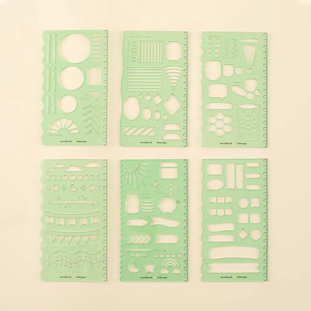 Tsuki Bullet Journal Stencil Set ☾ - Image 16