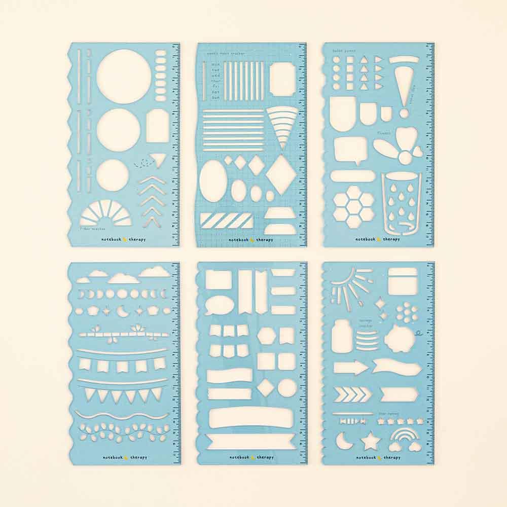 Tsuki Bullet Journal Stencil Set ☾ - Image 17