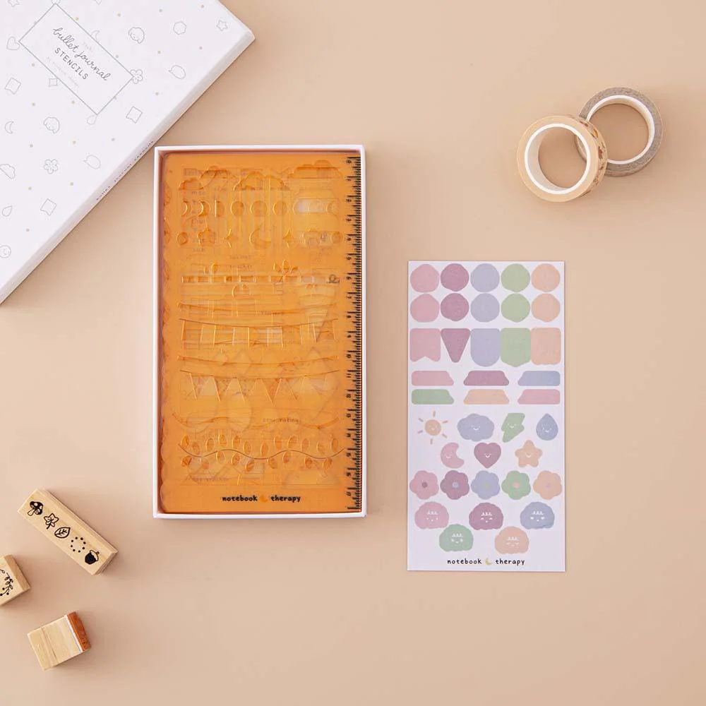Tsuki Bullet Journal Stencil Set ☾ - Image 9