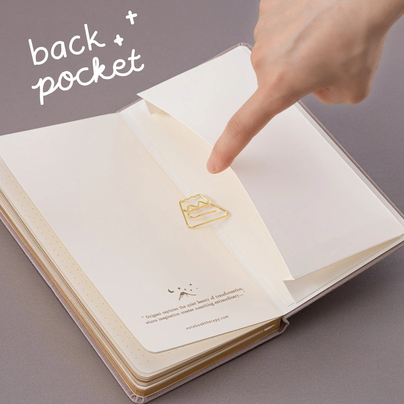 Tsuki ‘Calm Origami’ Travel Notebook ☾ - Image 14
