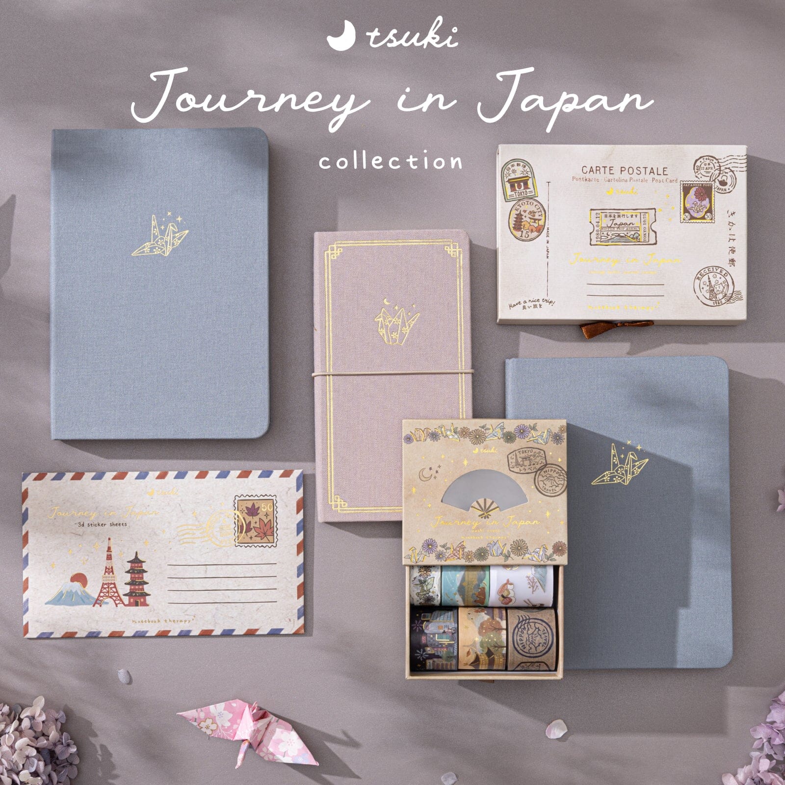 Tsuki ‘Calm Origami’ Travel Notebook ☾ - Image 15