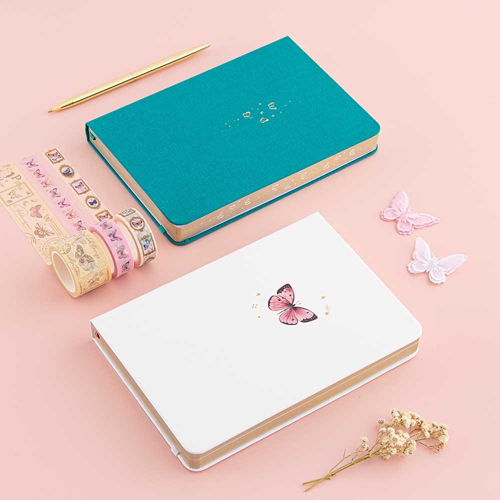 Tsuki Cloud White ‘Flutter + Dream’ Limited Edition Bullet Journal by Notebook Therapy x Pelinkan ☾ - Image 11