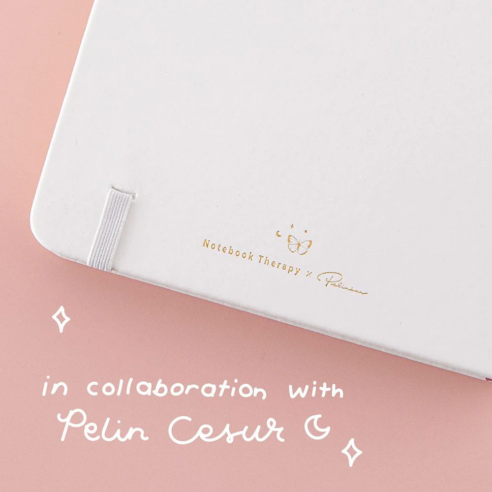 Tsuki Cloud White ‘Flutter + Dream’ Limited Edition Bullet Journal by Notebook Therapy x Pelinkan ☾ - Image 4