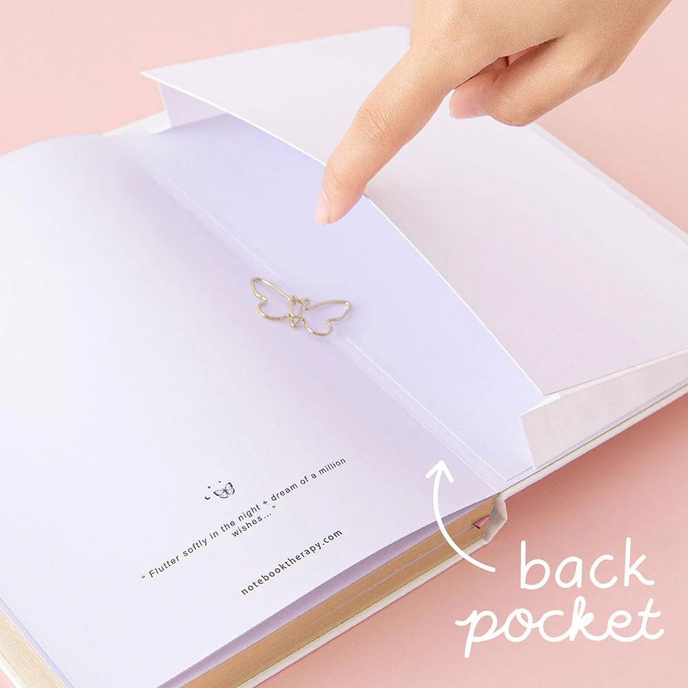 Tsuki Cloud White ‘Flutter + Dream’ Limited Edition Bullet Journal by Notebook Therapy x Pelinkan ☾ - Image 9