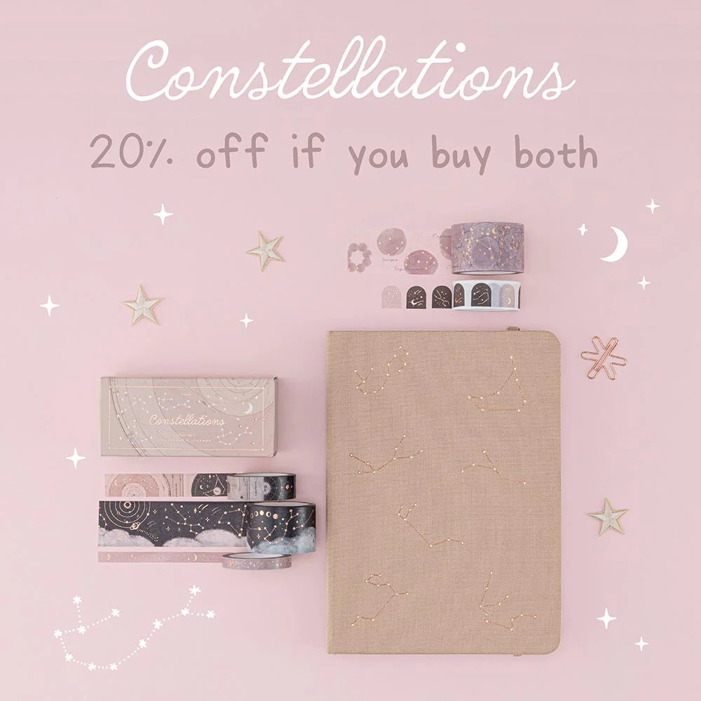 Tsuki ‘Constellations’ Washi Tape Set ☾ - Image 15