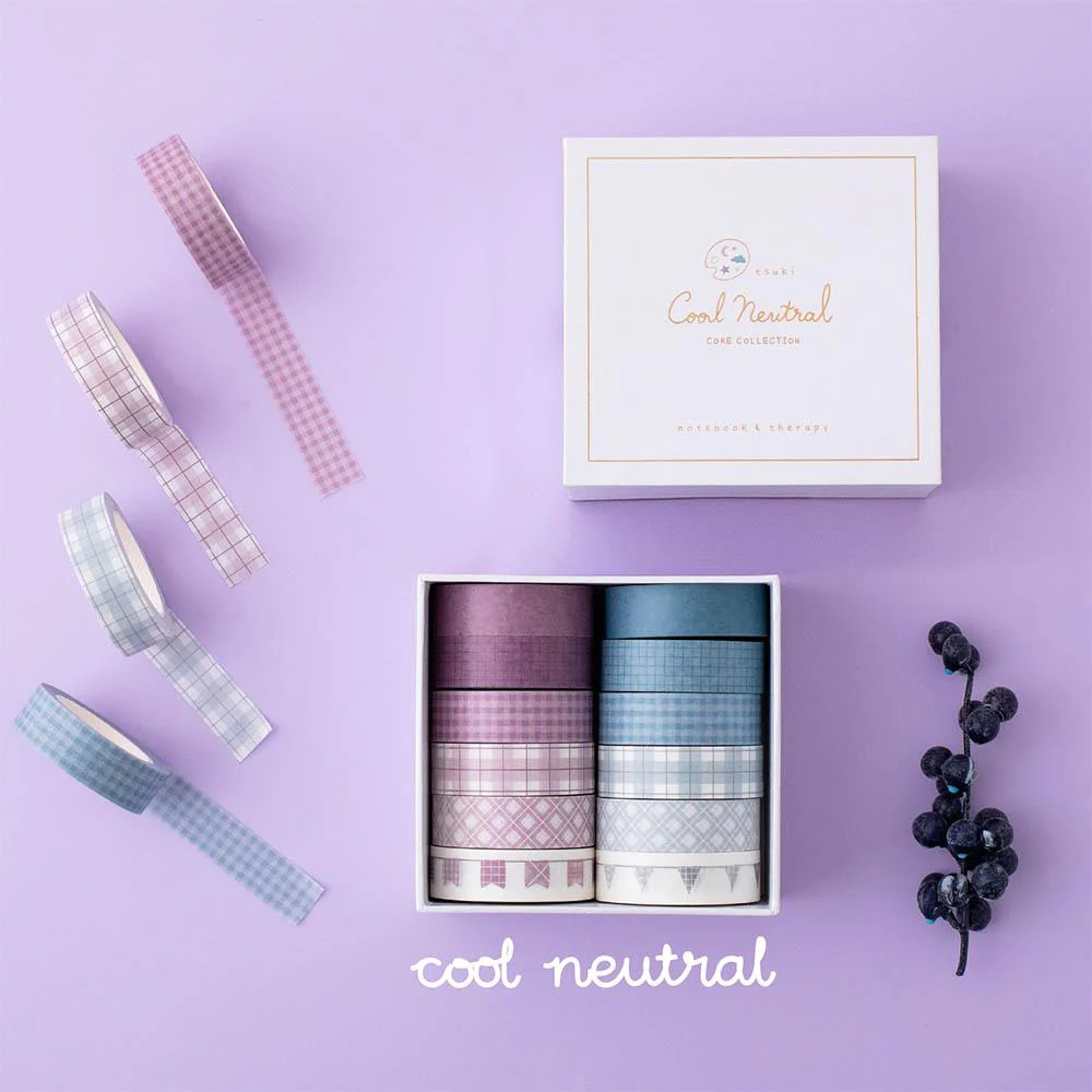 Tsuki Core Color Washi Tape Sets ☾ - Image 5