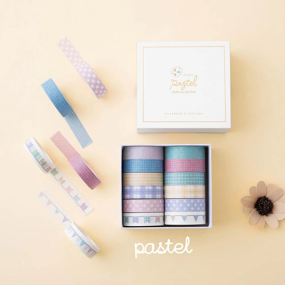 Tsuki Core Color Washi Tape Sets ☾ - Image 6